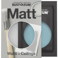 Rust-Oleum Washable Blue Matt Wall Paint - Belgrave 10ml