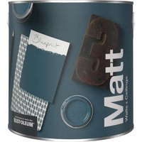 Rust-Oleum Washable Blue Matt Wall Paint - Blueprint 2.5L