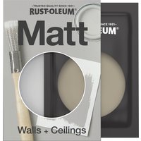 Rust-Oleum Washable Brown Matt Wall Paint - Cafe Luxe 10ml