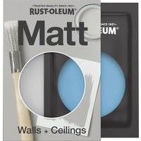 Rust-Oleum Washable Blue Matt Wall Paint - Cerulean 10ml