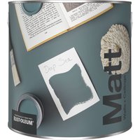 Rust-Oleum Washable Green Matt Wall Paint - Deep Sea 2.5L