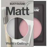 Rust-Oleum Washable Pink Matt Wall Paint - Dusky Pink 10ml