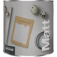 Rust-Oleum Washable Brown Matt Wall Paint - Gorthleck 2.5L