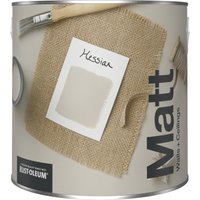 Rust-Oleum Washable Beige Matt Wall Paint - Hessian 2.5L