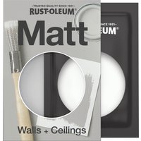 Rust-Oleum Washable White Matt Wall Paint - Moonstone 10ml