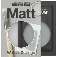 Rust-Oleum Washable Grey Matt Wall Paint - Slate 10ml