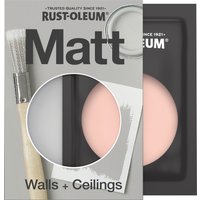 Rust-Oleum Washable Pink Matt Wall Paint - Happy As A Clam 10ml