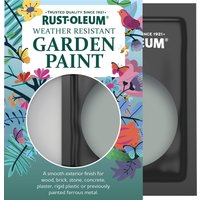 Rust-Oleum Grey Satin Finish Garden Paint - Pitch Grey 10ml