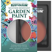 Rust-Oleum Red Satin Finish Garden Paint - Salmon 10ml