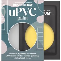 Rust-Oleum Yellow Satin uPVC Paint - Lemon Sorbet 10ml