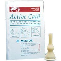 Coloplast Active CathMale External Catheter with Wide Watertight Adhesive Seal, Extended Wear, Latex, Medium, 28mm