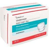 Cardinal Health, Underwear, Sure Care Plus, Small/Medium, 34" - 46"