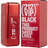 212 VIP BLACK RED Men Eau de Parfum 3.4oz / 100ml (Limited Edition) Carolina Herrera