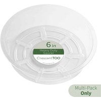 Clear Heavy-Duty Planter Saucer