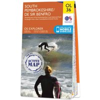 Ordnance Survey OS Map of South Pembrokeshire: Explorer OL36