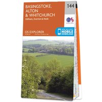 Ordnance Survey OS Map of Basingstoke: Explorer 144 - Standard