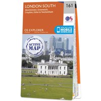 Ordnance Survey OS Map of London South: Explorer 161 - Weatherproof