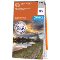 Ordnance Survey OS Map of Chiltern Hills East: Explorer 172 - Weatherproof