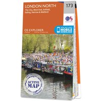Ordnance Survey OS Map of London North: Explorer 173 - Weatherproof