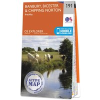 Ordnance Survey OS Map of Banbury, Bicester & Chipping Norton: Explorer 191