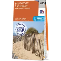 Ordnance Survey OS Map of Southport & Chorley: Explorer 285