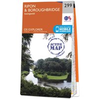 Enjoy a 20% Discount on Explorer 299 Ordnance Survey Map of Ripon Boroughbridge