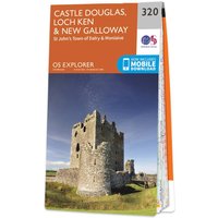 Ordnance Survey OS Map of Castle Douglas, Loch Ken & New Galloway: Explorer 320