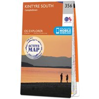 Ordnance Survey OS Map of Kintyre South: Explorer 356 - Weatherproof