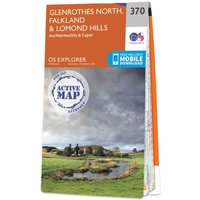 Ordnance Survey OS Map of Glenrothes North, Falkland & Lomond Hills: Explorer 370