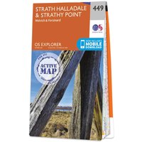 Ordnance Survey OS Map of Strath Halladale & Strathy Point: Explorer 449