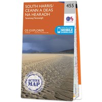 Ordnance Survey OS Map of South Harris: Explorer 455