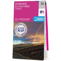 Ordnance Survey OS Map of Inverness & Loch Ness: Landranger 26