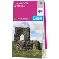 Ordnance Survey OS Map of Strathdon & Alford: Landranger 37