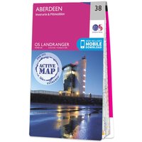 Ordnance Survey OS Map of Aberdeen: Landranger 38