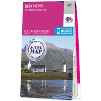 Ordnance Survey OS Map of Ben Nevis: Landranger 41