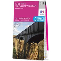 Ordnance Survey OS Map of Chester & Wrexham: Landranger 117