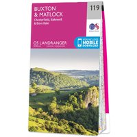 Ordnance Survey OS Map of Buxton & Matlock: Landranger 119