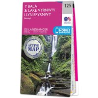 Ordnance Survey OS Map of Bala & Lake Vyrnwy: Landranger 125