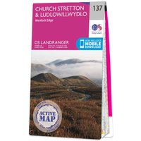 Ordnance Survey OS Map of Church Stretton & Ludlow: Landranger 137