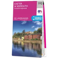 Ordnance Survey OS Map of Exeter & Sidmouth: Landranger 192