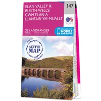 Ordnance Survey OS Map of Elan Valley & Builth Wells: Landranger 147