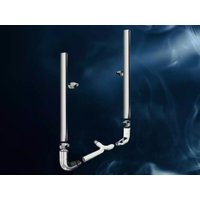 ROADWORKS STOVE PIPE TOP EXHAUST KIT WITH ELBOWS FOR PETERBILT 379 AND 389 GLIDER