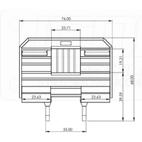 Flat/Open Semi Truck Headache Racks With Split Tray - Iconic Metal Gear