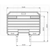 Flat/Open Semi Truck Headache Racks With Split Tray - Iconic Metal Gear