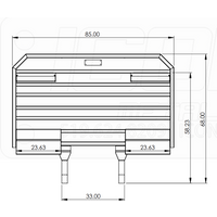 Flat/Open Semi Truck Headache Racks With Split Tray - Iconic Metal Gear