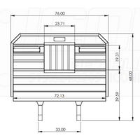 Flat/Open Semi Truck Headache Racks With Full Width Tray - Iconic Metal Gear