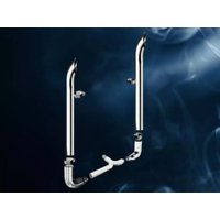 ROADWORKS HOOSIER TOP EXHAUST KIT WITH ELBOWS FOR PETERBILT 379 AND 389 GLIDER