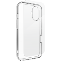 InvisibleShield Glass Elite 360 & Clear Case Bundle for Apple iPhone 16+ (Clear)