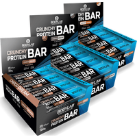 Crunchy Protein Bar Deluxe - 12x65g - Cookie Cream Flavouring — Bild 1
