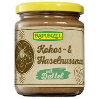 Kokos- & Haselnussmus mit Dattel bio (250g) — Bild 1
